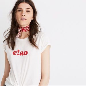 Madewell Ciao graphic tee